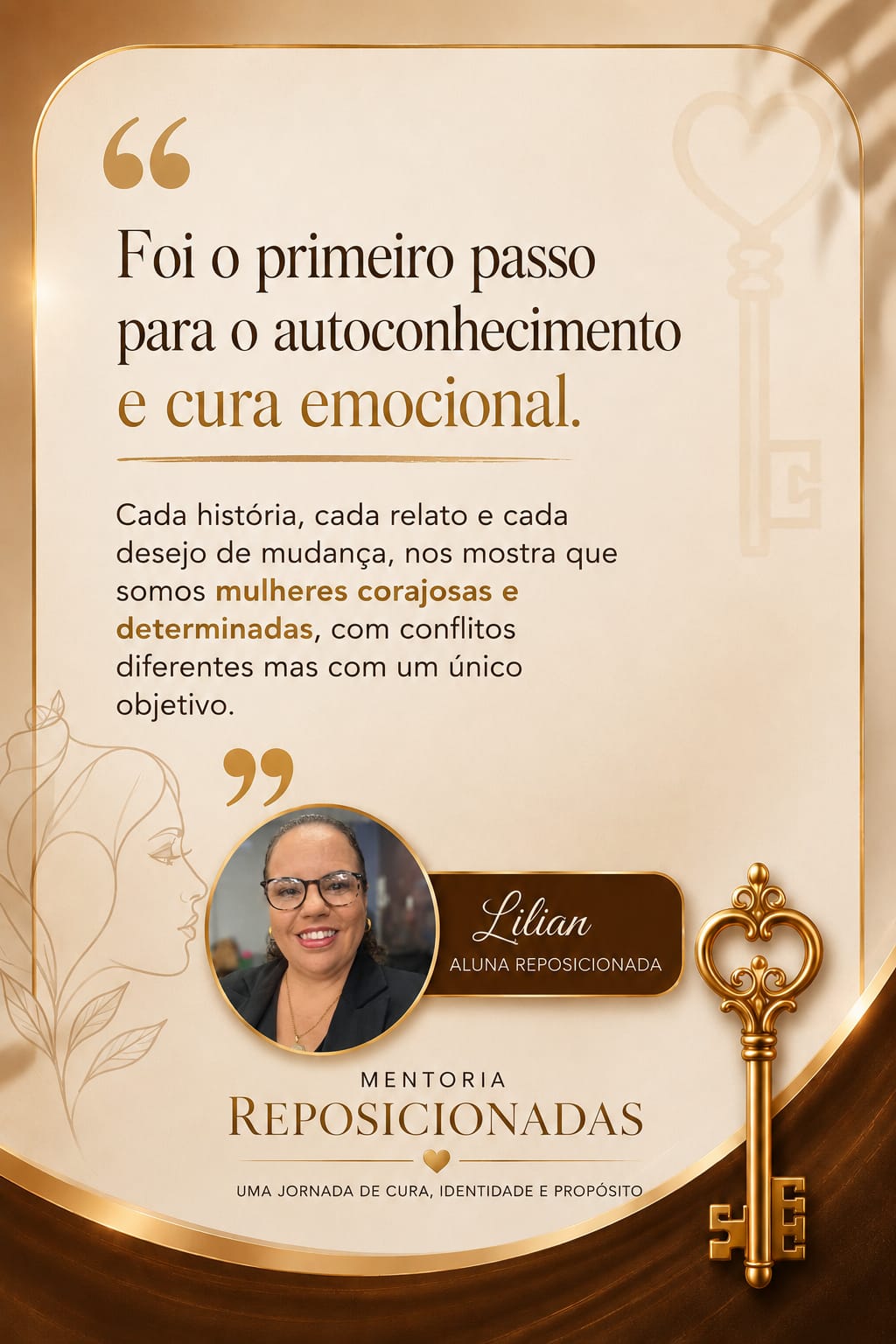 Depoimento de aluna da Mentoria Reposicionadas 2